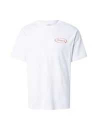 T-Shirt 'NOTCH' orange / schwarz / wei