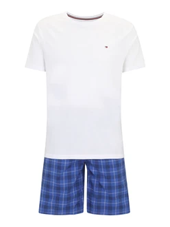 Tommy Hilfiger Underwear Pyjama blau / marine / taubenblau / weiß
