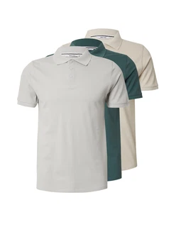 ABOUT YOU Polo/ Shirt 'Robin' (OCS) beige/grün/hellgrün