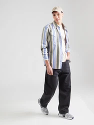 ABOUT YOU Shirt 'Peter' blau/dunkelblau/graumeliert