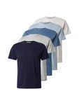 ABOUT YOU Shirt 'Peter' blau/dunkelblau/graumeliert