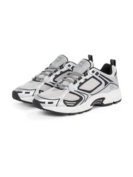 Tommy Jeans Sneaker 'ARCHIVE'97' schwarz/silber/weiß