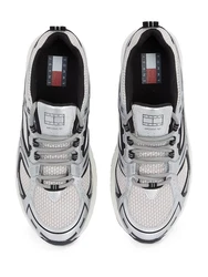 Tommy Jeans Sneaker 'ARCHIVE'97' schwarz/silber/weiß
