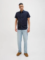 JACK & JONES Hemd 'JJESUMMER' marine