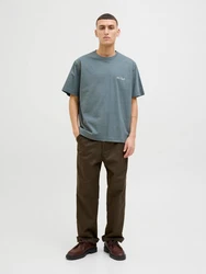 Jack & Jones T-Shirt JORISLINGTON camel / opal / sepia / wollweiß