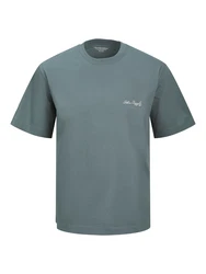 Jack & Jones T-Shirt JORISLINGTON camel / opal / sepia / wollweiß
