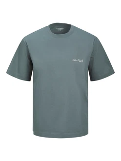 Jack & Jones T-Shirt JORISLINGTON camel / opal / sepia / wollweiß Jack & Jones T-Shirt JORISLINGTON camel / opal / sepia / wollweiß
