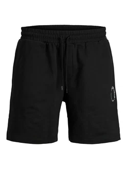 JACK & JONES Shorts schwarz/weiß
