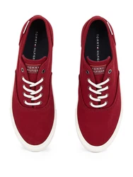 TOMMY HILFIGER Sneaker karminrot
