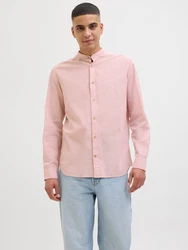 Jack & Jones Langarmhemd JJESUMMER BAND SHIRT LS SN rosa