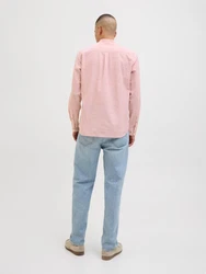 Jack & Jones Langarmhemd JJESUMMER BAND SHIRT LS SN rosa