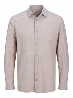 JACK & JONES Hemd 'JJESummer' greige