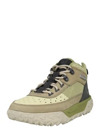 Schnrboots anthrazit / khaki / pastellgrn