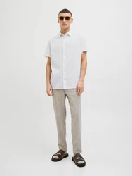 JACK & JONES Hemd 'JJESUMMER' weiß