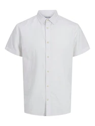 JACK & JONES Hemd 'JJESUMMER' weiß
