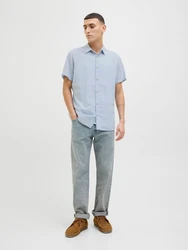 JACK & JONES Hemd 'JJESUMMER' hellblau