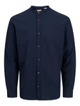 Jack & Jones Langarmhemd JJESUMMER BAND SHIRT LS SN navy Jack & Jones Langarmhemd JJESUMMER BAND SHIRT LS SN navy