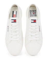 Tommy Jeans Sneaker ecru / navy / rot