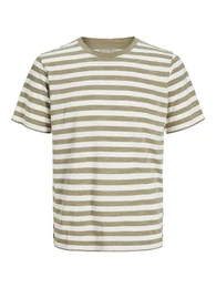 T-Shirt grau / wei