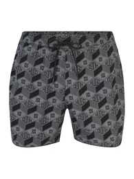 Badeshorts 'RIK' grau / dunkelgrau