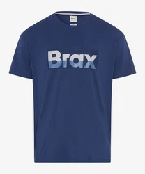 BRAX T-Shirt TED blau denim / hellblau / hellgrau