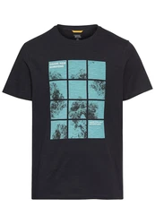 camel active T-Shirt aqua/dunkelblau