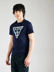 GUESS T-Shirt marine / pastellgrün / weiß