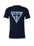 GUESS T-Shirt marine / pastellgrün / weiß