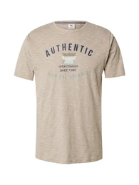 T-Shirt sand / navy / khaki / wei