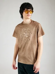 GUESS T-Shirt beige/braun/taupe