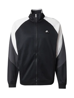 Nike Sportswear Sweatjacke 'AIR' schwarz/weiß