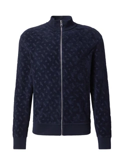BOSS Sweatjacke 'H-Siza 08' dunkelblau
