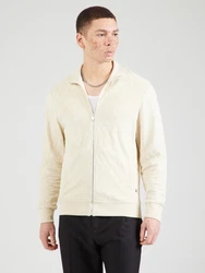 BOSS Sweatjacke 'H-Siza 08' creme