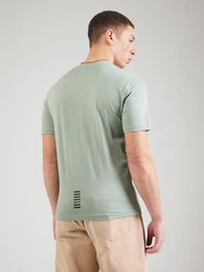 EA7 Emporio Armani T-Shirt pastellgrün/schwarz
