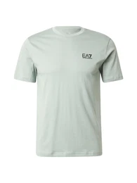 T-Shirt pastellgrn / schwarz