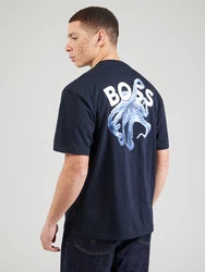 BOSS ORANGE T-Shirt Te Numbers (1-tlg) opal/dunkelblau/weiß