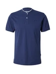 BLEND T-Shirt 'ELMER' blau/weiß