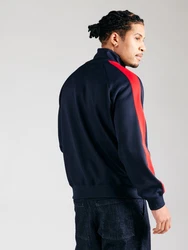 GUESS JEANS Sweatjacke navy/rot