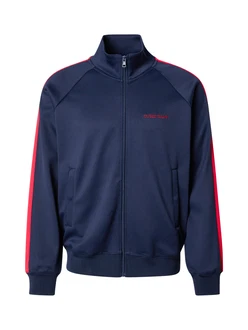 GUESS JEANS Sweatjacke navy/rot GUESS JEANS Sweatjacke navy/rot