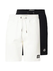 BLEND Shorts Junis schwarz/weiß