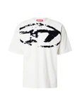 DIESEL Shirt 'T-BOXT-N14' schwarz/weiß