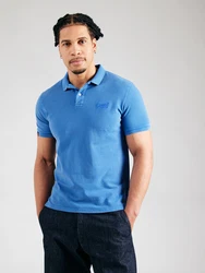 Superdry Poloshirt himmelblau