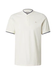BLEND T-Shirt 'ELMER' Weiß/Beige/Khaki/Weiß/Khaki/Beige/Weiß/Beige/Khaki/Weiß/Beige/Khaki/Weiß/Beige/Khaki/Weiß/Beige/Khaki/Weiß/Beige/Khaki