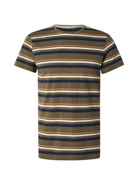 T-Shirt navy / khaki / orange / wei