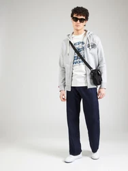 Superdry Sweatjacke hellgrau/schwarz