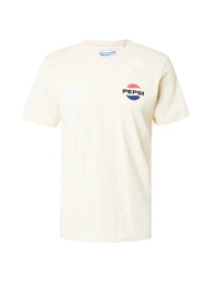 T-Shirt 'RANLYN' sand / navy / blutrot / schwarz
