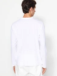 Trendyol Herren T-Shirt Basic weiß