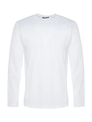 Trendyol Herren T-Shirt Basic weiß