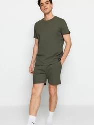 Trendyol Pyjama Schlafanzug oliv