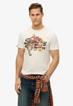 Superdry T-Shirt 'Tokyo' navy/orange/hellrot/weiß